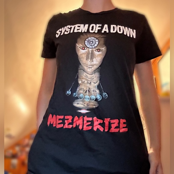 Hot Topic System Of A Down Band Tee Size Medium Unisex - Picture 2 of 4